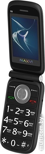 Мобильный телефон Maxvi E6 (черный)