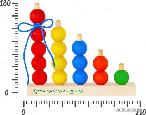 Пирамидка Краснокамская игрушка Радуга