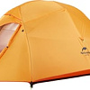 Треккинговая палатка Naturehike Cloud UP Ultralight 3 NH18T030-T New (210T, оранжевый)