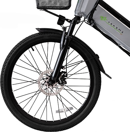 Электровелосипед Yakama S3 (серый)