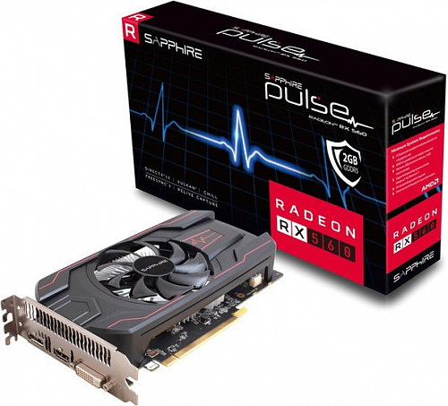 Видеокарта Sapphire Pulse Radeon RX 560 2GB GDDR5 11267-22