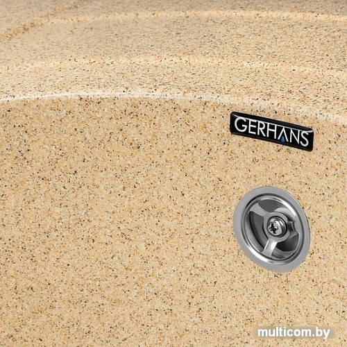 Кухонная мойка Gerhans A01 (песочный)