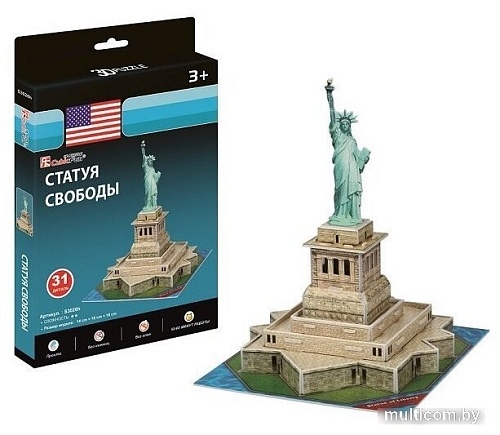 3Д-пазл CubicFun Статуя Свободы S3026