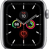 Умные часы Apple Watch Series 5 44 мм (серебристый алюминий/белый спортивный)
