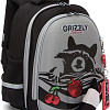 Школьный рюкзак Grizzly RAZ-186-7 (серый)