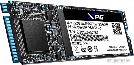 SSD A-Data XPG SX6000 Pro 256GB ASX6000PNP-256GT-C