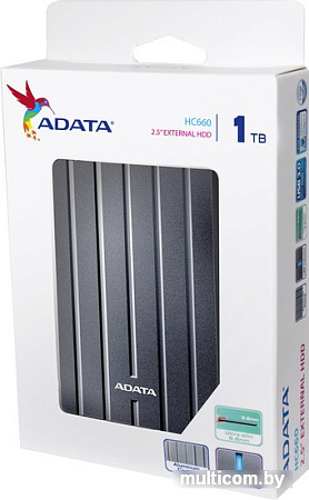 Внешний жесткий диск A-Data Choice HC660 1TB [AHC660-1TU3-CGY]