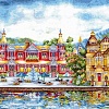 Набор для вышивания Сделай своими руками Викторианская набережная В-30С