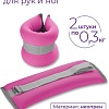 Комплект утяжелителей Indigo SM-258 (розовый)