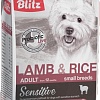 Blitz Pets Sensitive Adult Small Breeds Lamb &amp; Rice 4205 (500 г)