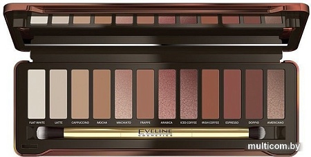 Тени для век Eveline Cosmetics Charming mocha