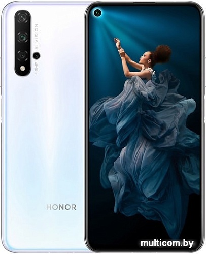 Смартфон HONOR 20 международная версия (ледяной белый)