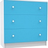 Комод МДК Феникс КМ1Ф-Г с 3 ящиками 820x800x418 (голубой)