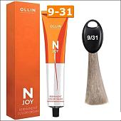 Крем-краска Ollin Professional N-Joy Color Cream 9/31 блондин золотисто-пепельный 100 мл