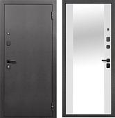 Металлическая дверь Guard Зеркало серебристый/белый матовый (86x205, правая)
