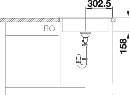 Кухонная мойка Blanco Dana 6 525323