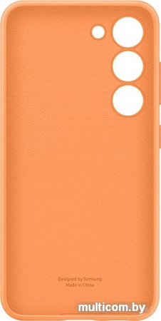 Чехол для телефона Samsung Silicone Case S23 (оранжевый)