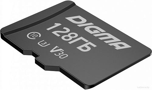 Карта памяти Digma MicroSDXC Class 10 Card30 DGFCA128A03
