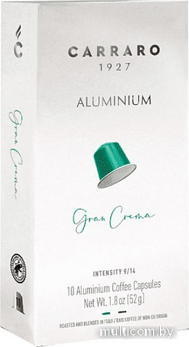 Кофе в капсулах Carraro Gran Crema 10 шт