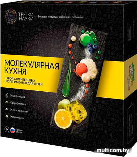 Набор для опытов Трюки науки Молекулярная кухня Z007