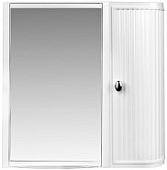 Berossi Шкаф с зеркалом ВК Hilton Premium (правый, снежно-белый)