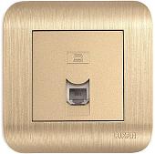 Розетка телефонная Luxar Deco RJ-11 10.048.05 (шампань)