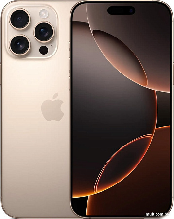 Смартфон Apple iPhone 16 Pro Max Dual eSim 256GB (пустынный титан)