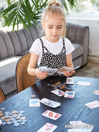 Развивающая игра Десятое королевство Денежка. Играем в магазин. Покупаем одежду и обувь 03573