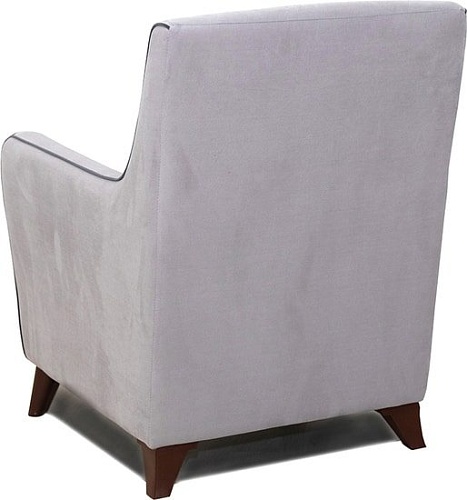 Интерьерное кресло Нижегородмебель Френсис ТК 264 (офелия/амиго велюр, светло-серый/серый)