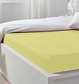 Постельное белье Luxsonia Трикотаж на резинке 60x120 Мр0010-3 (нежно-желтый)