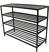 Полка для обуви Dudo ПО-2 (черный)