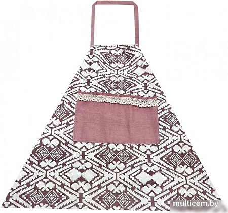 Фартук Swed House Alunda 34.39.3426 (белый/красный)