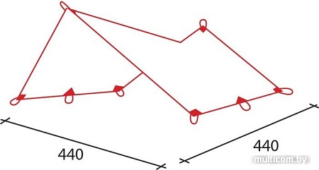 Шатер, тент GOLDEN SHARK Cover 4.4x4.4