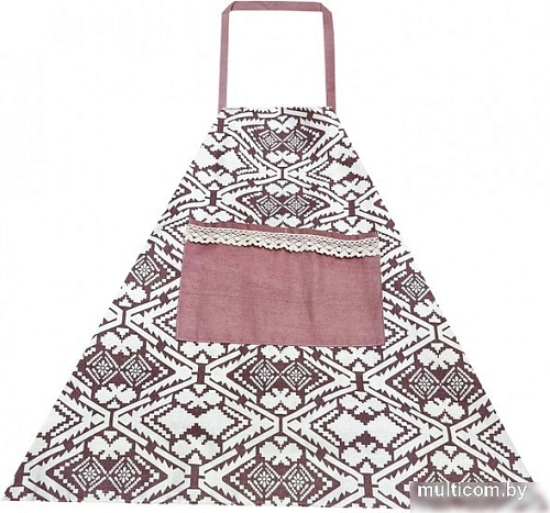 Фартук Swed House Alunda 34.39.3426 (белый/красный)