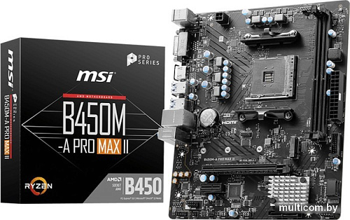 Материнская плата MSI B450M-A Pro Max II