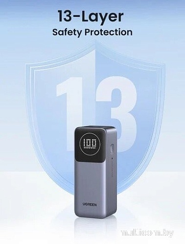 Внешний аккумулятор Ugreen PB724 12000mAh (серый)