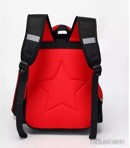 Школьный рюкзак Sun Eight SE-22005 (черный/красный)