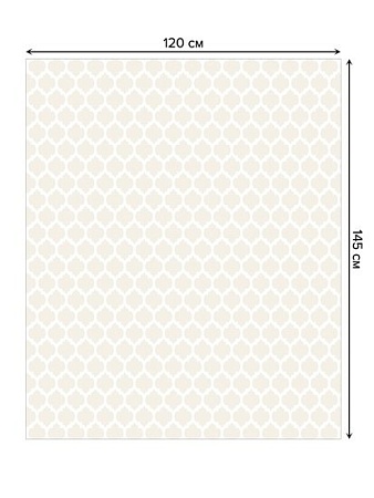 Скатерть JoyArty Марокканский монохром tcox_37389_120x145