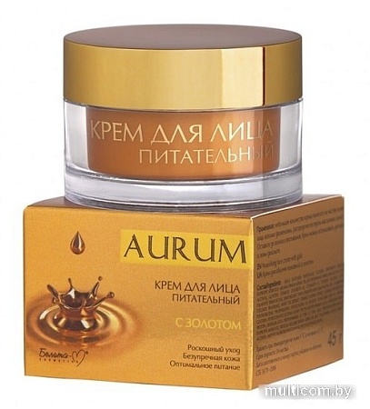 Белита-М Крем для лица Aurum питательный с золотом 45 г