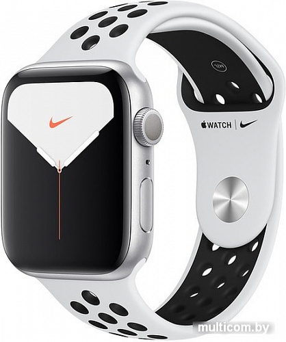 Умные часы Apple Watch Nike Series 5 44 мм (алюминий серебристый/чистая платина)