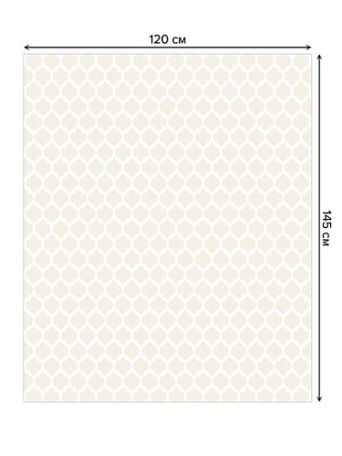 Скатерть JoyArty Марокканский монохром tcox_37389_120x145