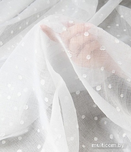 Тюль Legrand Спот 3x2.8 м 58128756 с утяжелителем (белый)