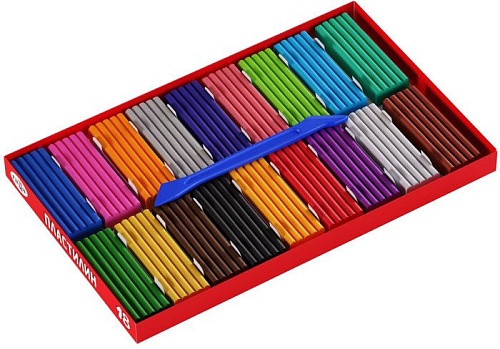 Пластилин Гамма Мультики 280028 (18 цв)