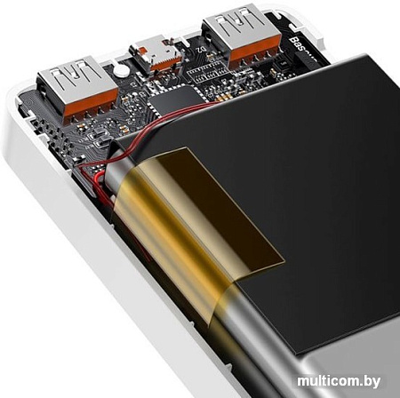 Портативное зарядное устройство Baseus Bipow Digital Display PPDML-L02 10000mAh (белый)
