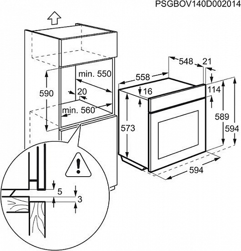 Духовой шкаф Electrolux EOB53434AK