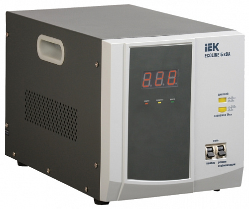 Стабилизатор напряжения IEK Ecoline 5 кВА (IVS26-1-05000)