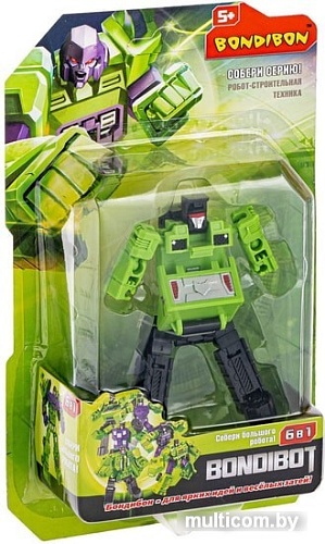 Трансформер Bondibon Робот-бульдозер ВВ4935