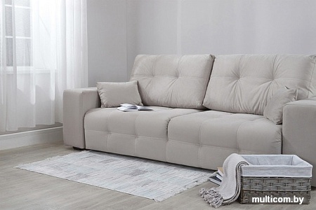 Диван PirroGroup Питсбург (велюр, velvet grey)