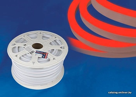 Гибкий неон Uniel ULS-N21-2835-120LED/m-8mm-IP67-220V-8W/m-50M-RED