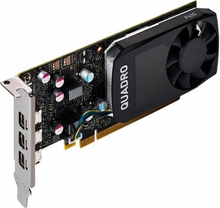 Видеокарта PNY Nvidia Quadro P400 DVI 2GB GDDR5 VCQP400DVIV2-PB